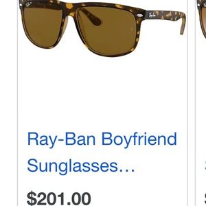 Rayban tortoise boyfriend sunglasses